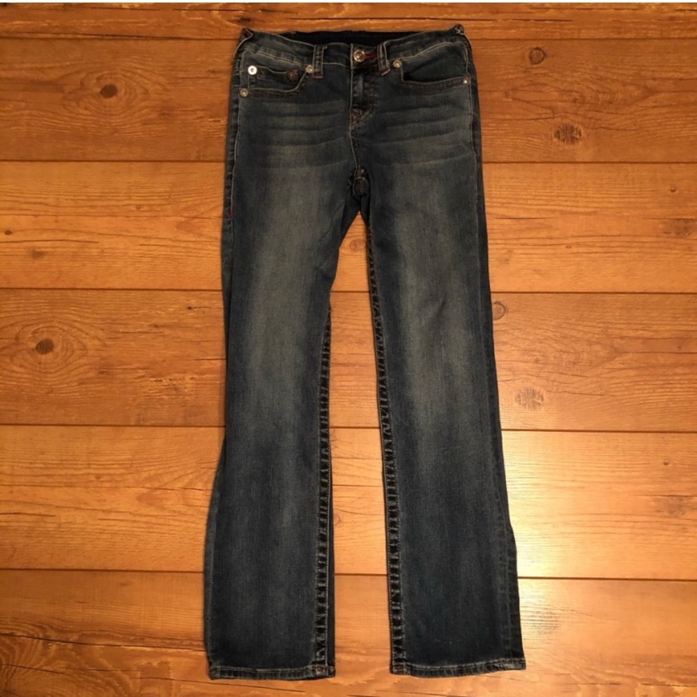 True Religion Girls sz 12 Straight Fit Jeans